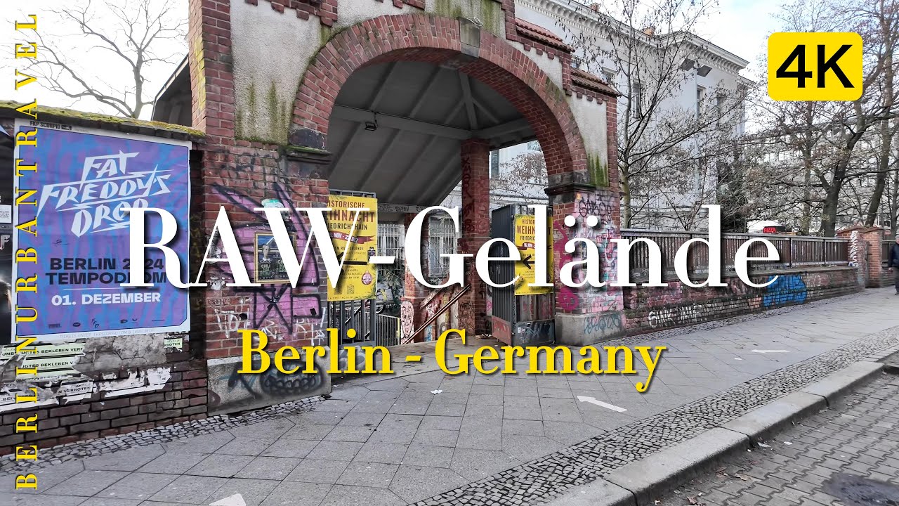 Berlin - RAW Gelände | Germany 4K 🇩🇪 Walking Tour