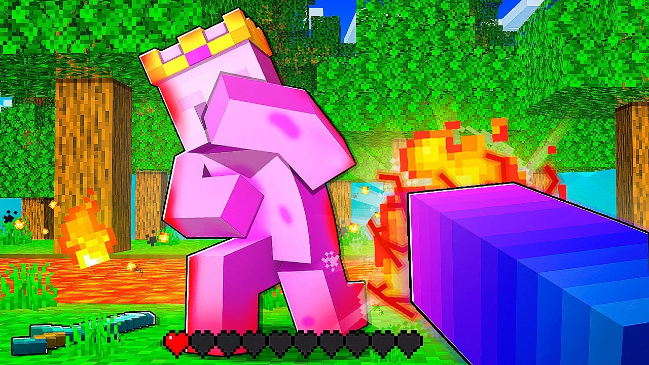 Minecraft Manhunt, But Every Punch Upgrades REMATCH...