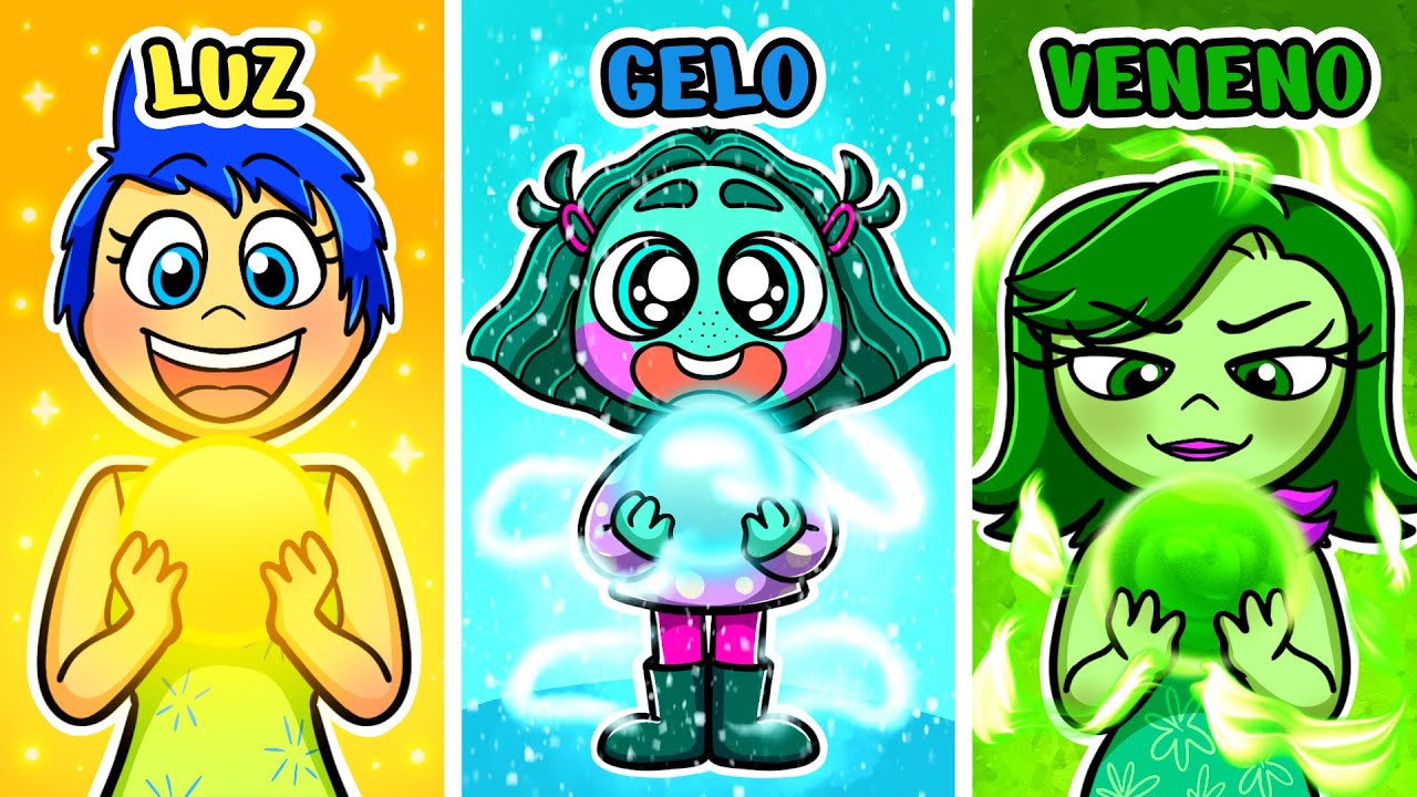 As emoções do DIVERTIDAMENTE ganharam PODERES ELEMENTAIS no Roblox