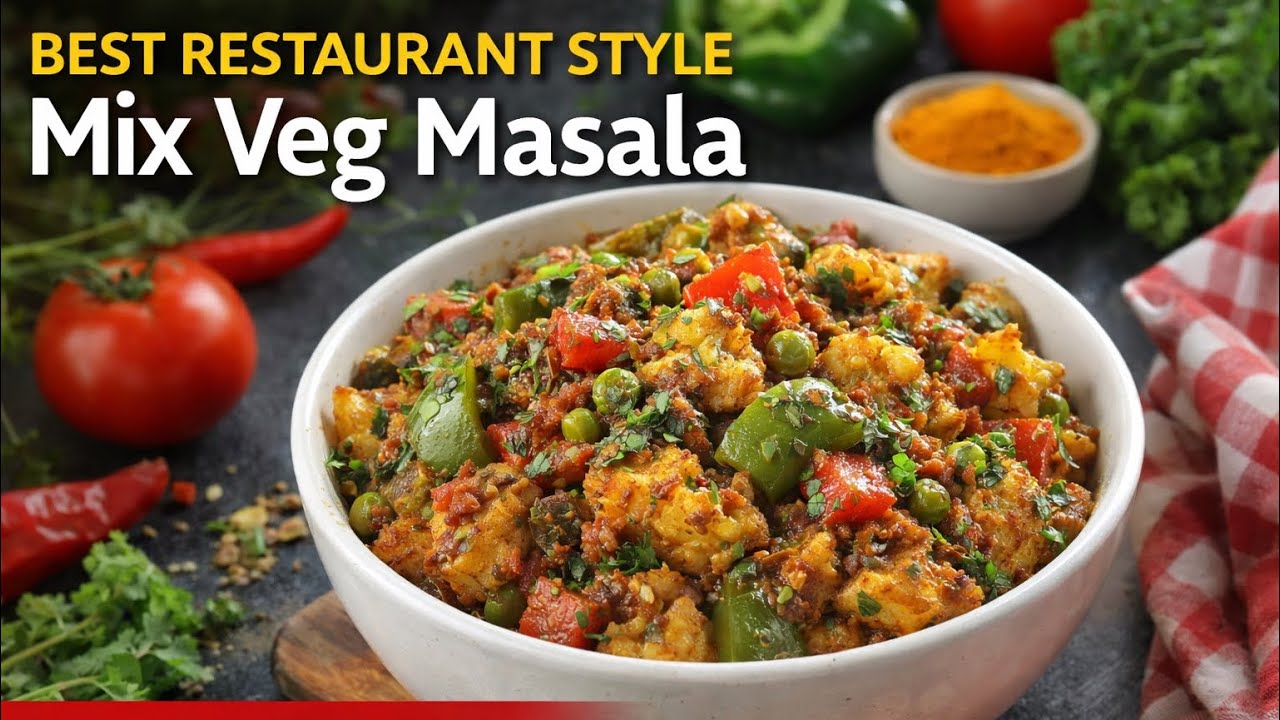 चलिए बनाते है रेस्टोरेंट स्टाइल मिक्स वेज ॥आसान तरीक़े से ॥ #mixvegrecipe #viralvideos #newrecipe 
