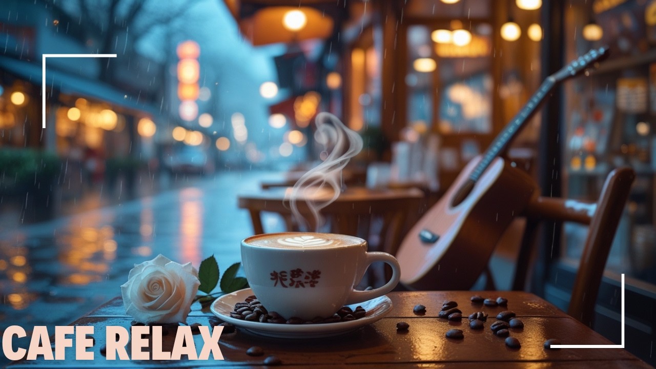 You found the coziest little café in the city, rain softly tapping on the windows