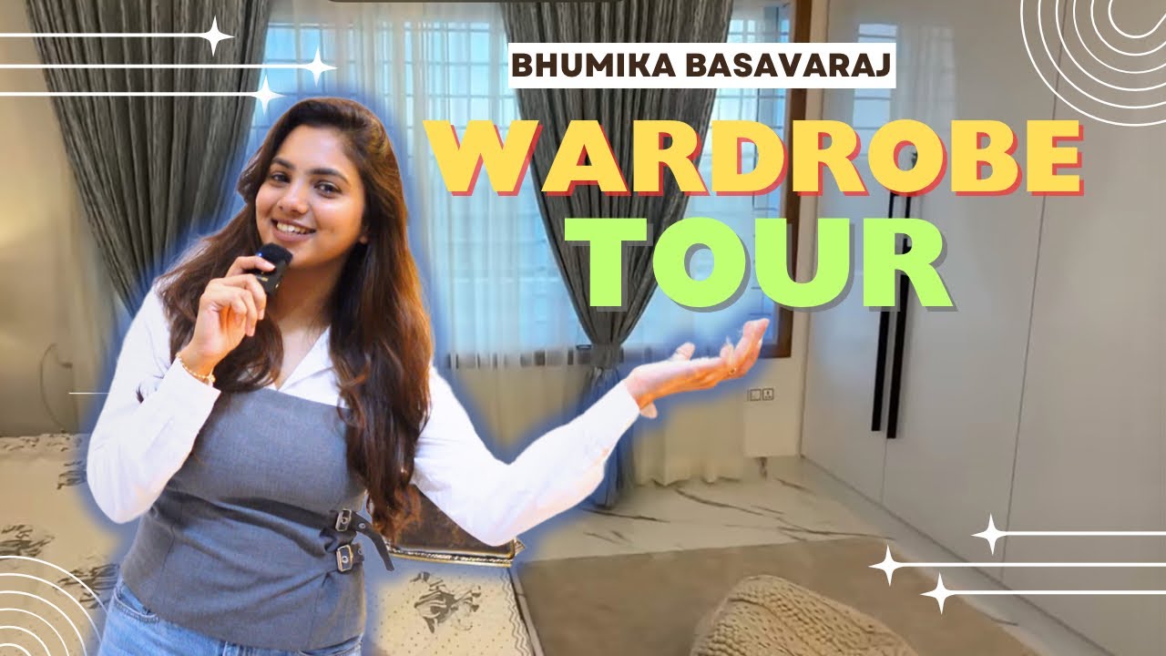 Finally my wardrobe tour is here 🥰🙈 | Bhumika Basavaraj