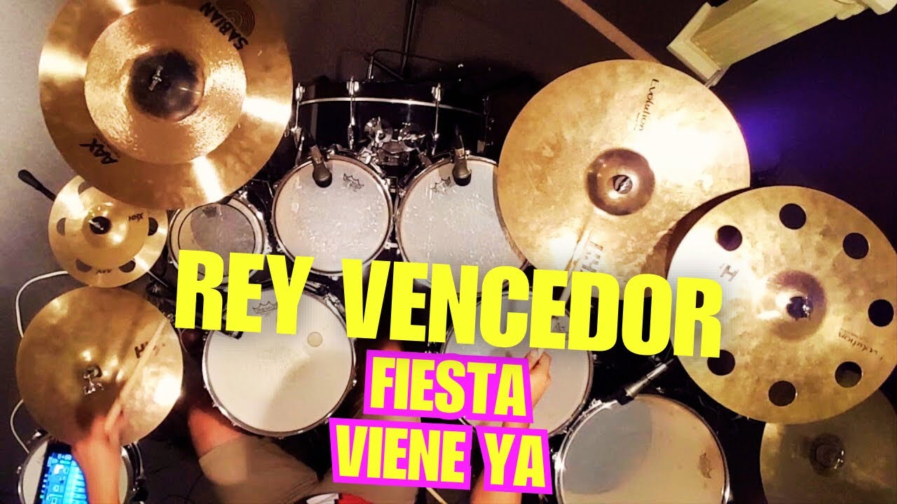 REY VENCEDOR/ Fiesta/ Viene Ya - Miel San Marcos Drum Cover by Juan Sebastian Cuentas
