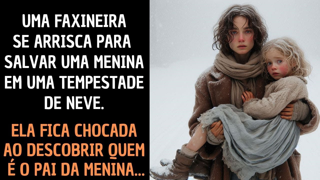 Uma Faxineira se Arrisca para Salvar uma Menina em uma Tempestade de Neve. Ao Descobrir quem é...