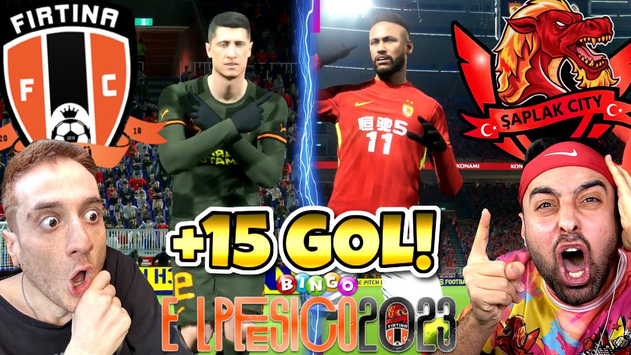 +15 GOL 😱 KIRMIZI KART ! BU MAÇA KALP DAYANMAZ ! EMJAN ELPESİCO 2023 !
