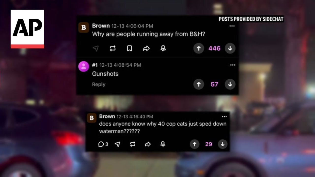 Brown University students used Sidechat to get answers during shooting