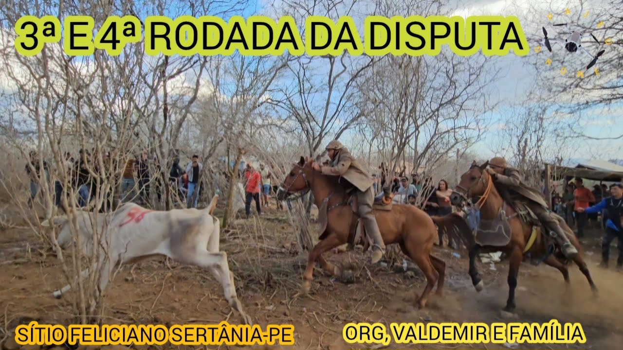 (DRONE)3ª E 4ª RODADA DA DISPUTA SÍTIO FELICIANO SERTÂNIA-PE ORG,VALDEMIR E FAMÍLIA