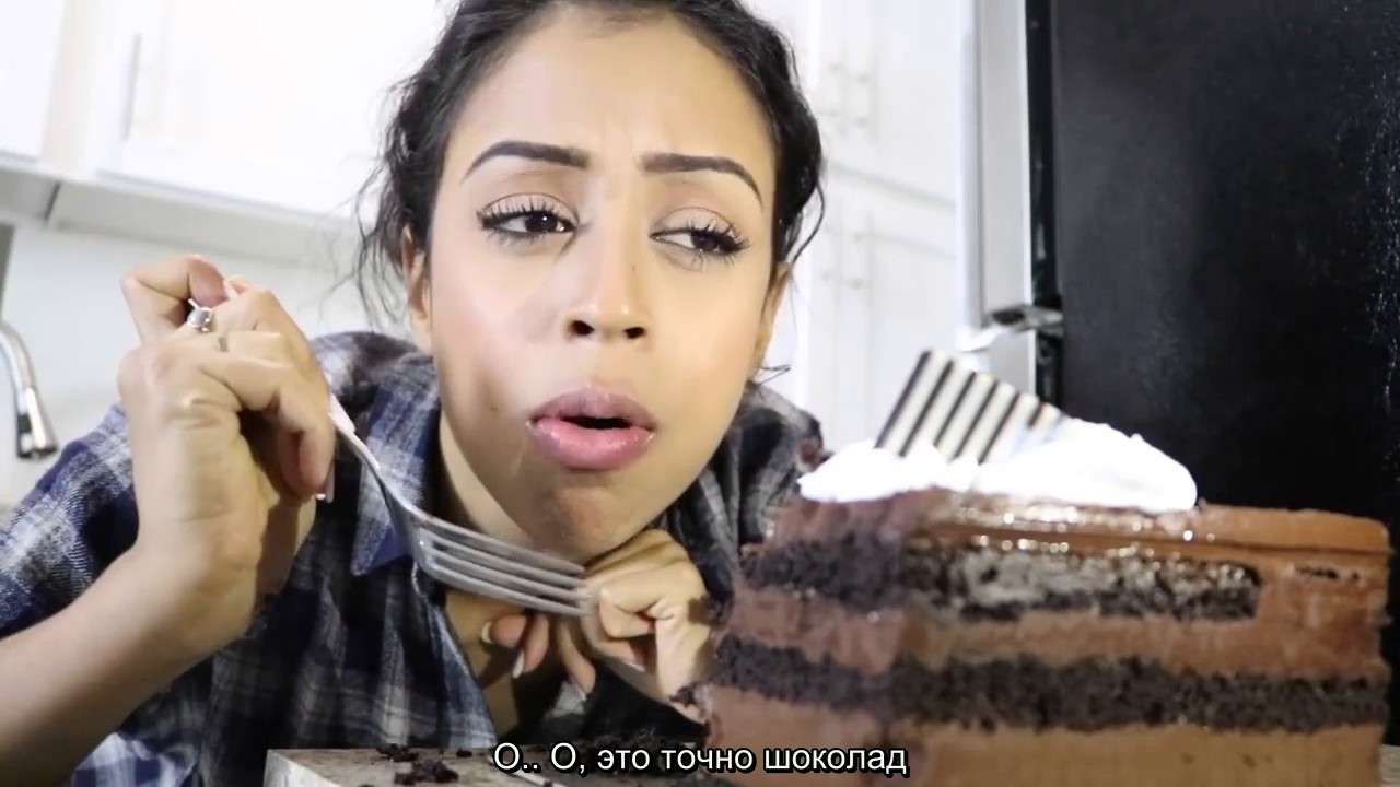 [Liza Koshy] MY ADDICTION. THOUGHTS WHILE EATING. [rus sub]