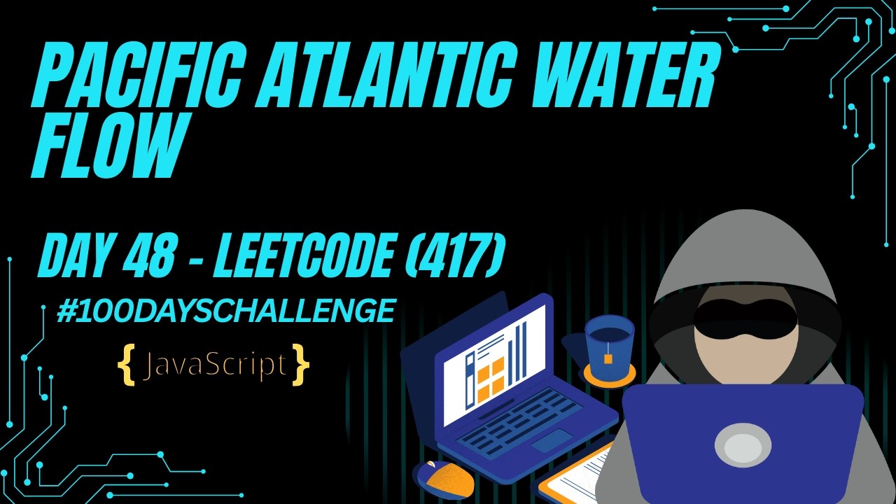 Day 48 | Pacific Atlantic Water Flow | LeetCode 417 | JavaScript | DFS from Ocean Borders