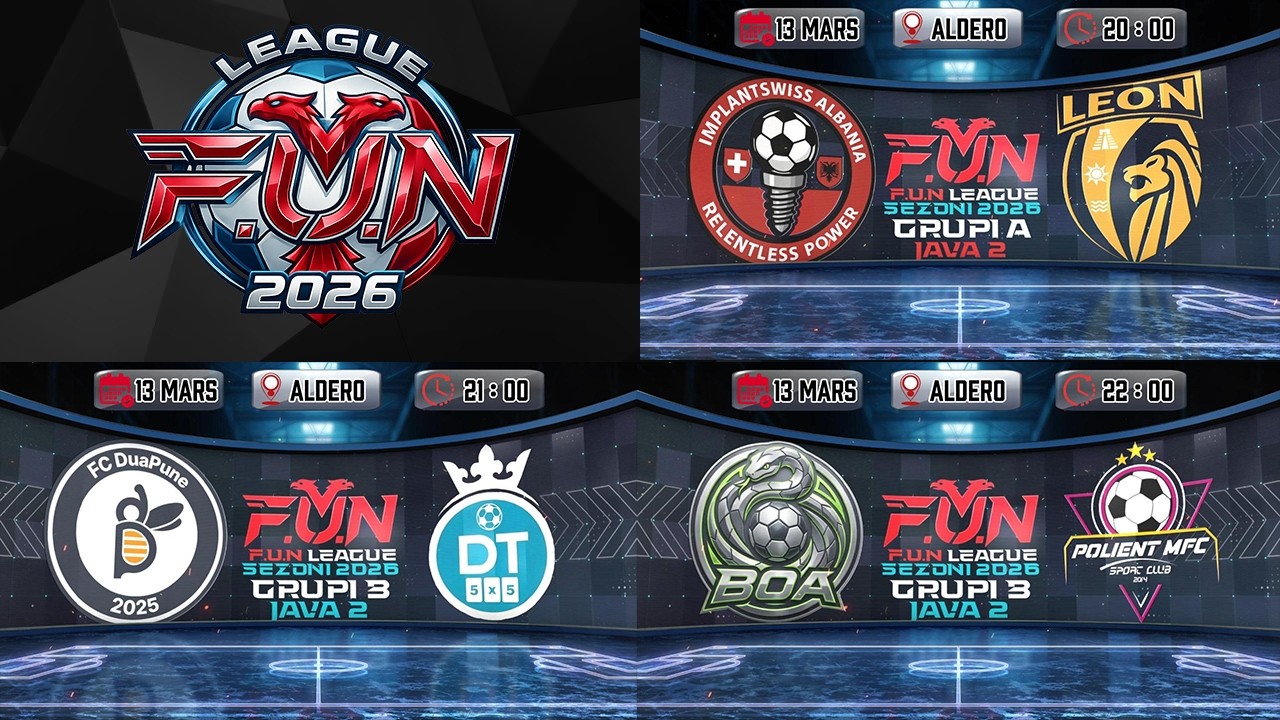 F.U.N LEAGUE 2026 JAVA 2, 13 MARS @ALDERO (PRUSH)