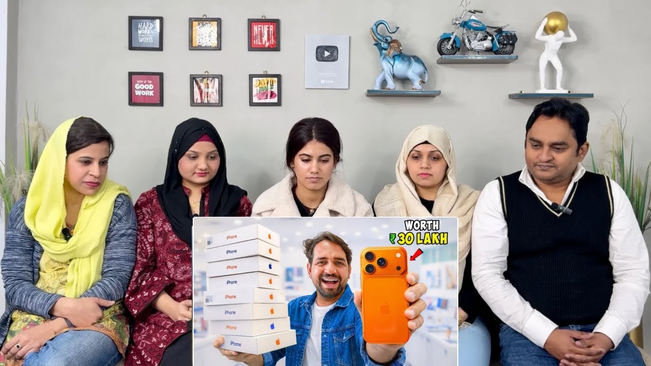 Gifting iPhones 17 Pro Max Worth Of ₹30 Lakh - To My Whole Team! | Mr Indian Hacker | Reactology 2.0