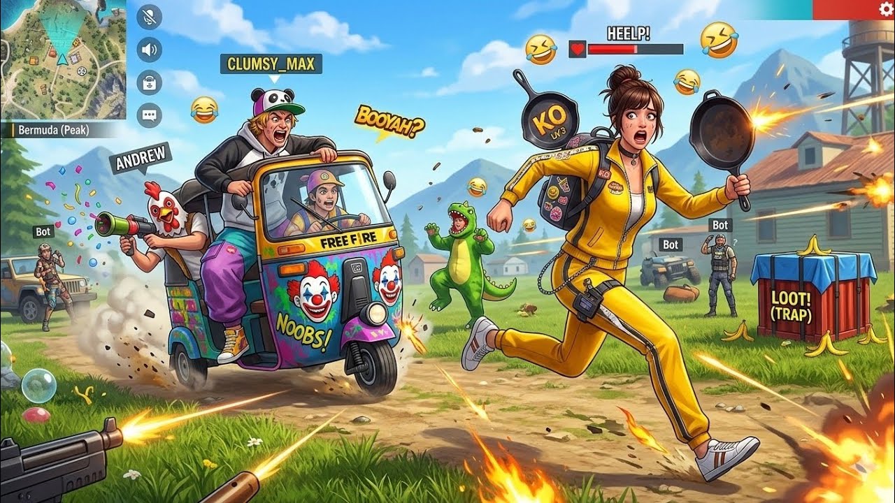 كيف تفقد أعصابك في اللعبة 😂#FreeFire#FreeFireFunny#اكسبلور