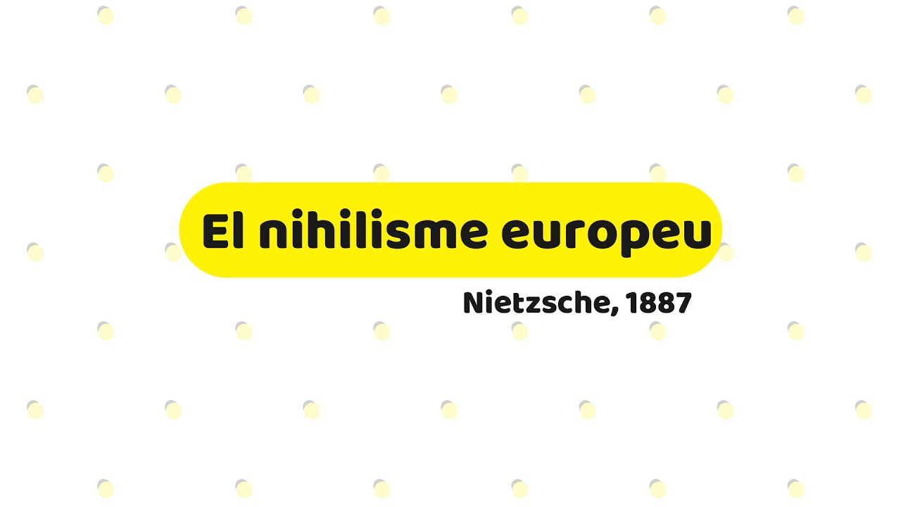 El nihilisme europeu. Nietzsche, 1887. Audiollibre