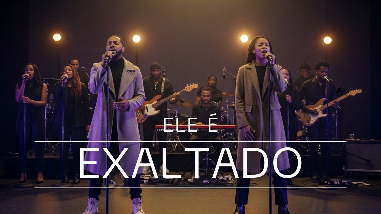 Ele é Exaltado - Um louvor que relembra a virtude da Adoração a Deus I Versão com IA I R&B