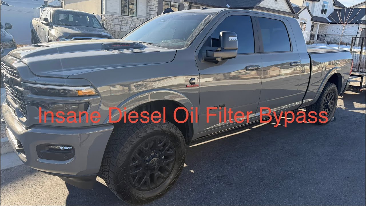 На Ram 2026 года от Master Techs устанавливаем байпас масляного фильтра от Insane Diesel