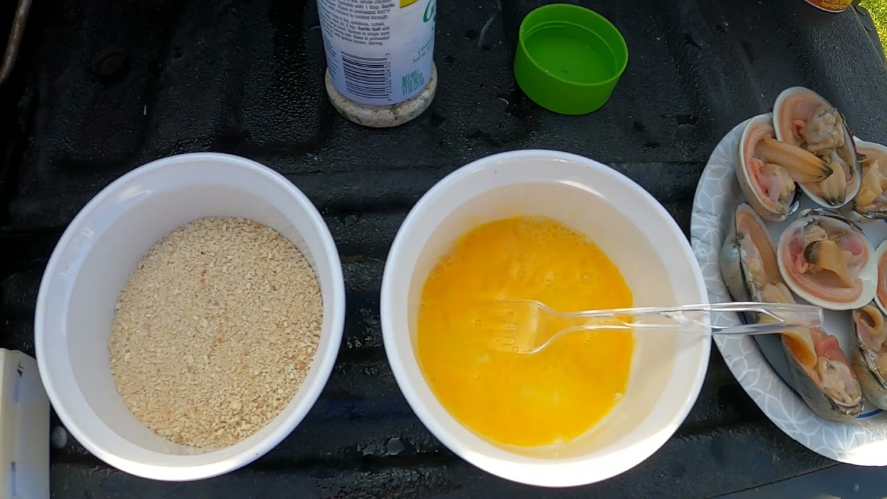 How to clean and cook butter clams on the half shell