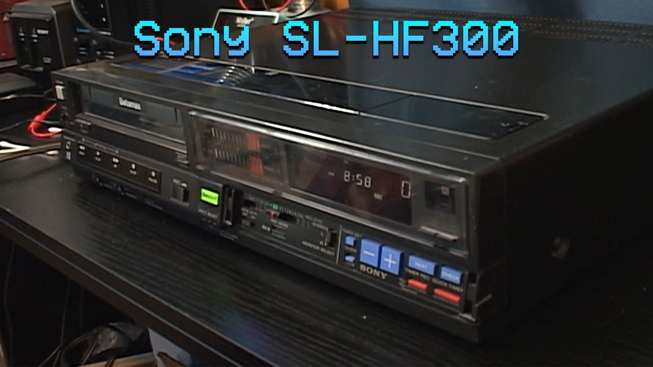 Sony SL-HF300 Betamax HiFi VCR - Quick Look and Test