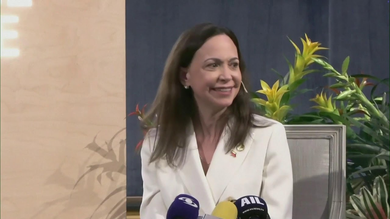 WATCH LIVE: Mar&iacute;a Corina Machado speaks at news conference in Oslo