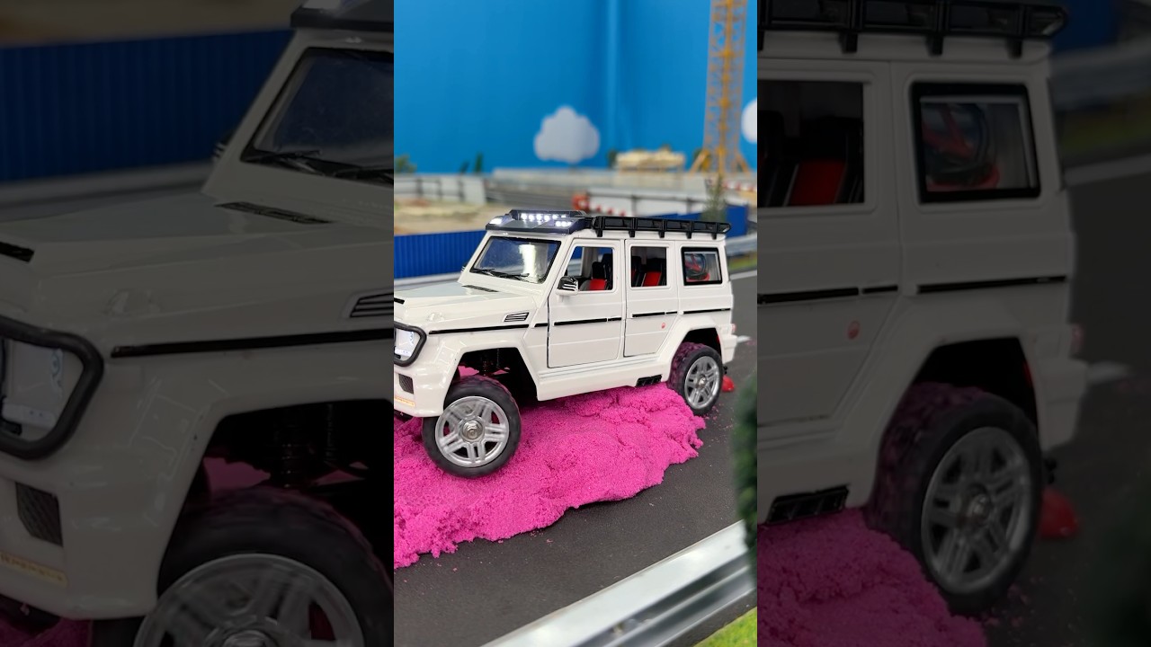 RC Car stuck in pink mud 🚗 #builderc
