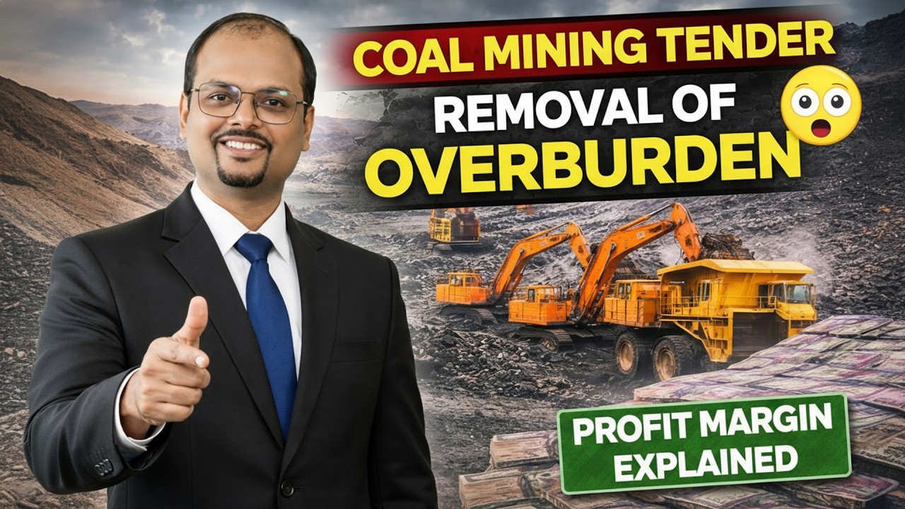 Coal Mining Tender 2026 | Removal of Overburden | Profit Margin Explained | Mining Contract Details