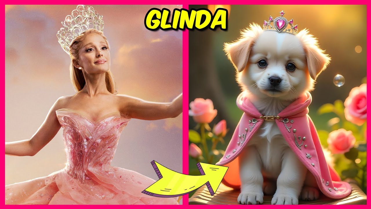 The Wicked Movie Characters🧙‍♀️🌟As Puppies🐕‍🦺& Their Favorite Drinks, Movies & More! | Elphaba, Boq