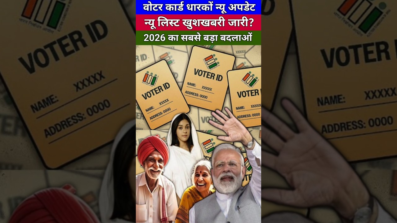 Voter List Update 2026 | Aadhaar-Voter ID Name MatchAlert | Voter card Update 2026