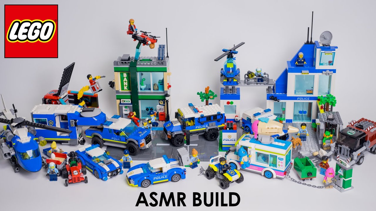 2022 LEGO City Compilation of Police Sets｜Lego Speed Build｜ASMR