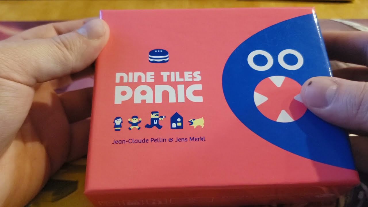 Nine Tiles Panic Unboxing and Rules
