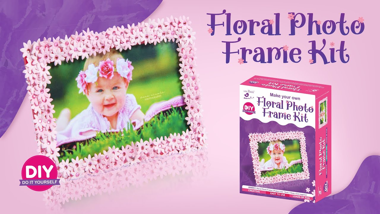 Quick and Easy DIY Floral Photo Frame Kit