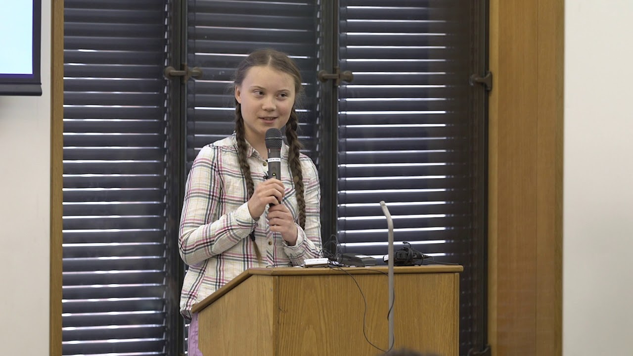 Greta Thunberg speech to UK Parliament | Climate strikes