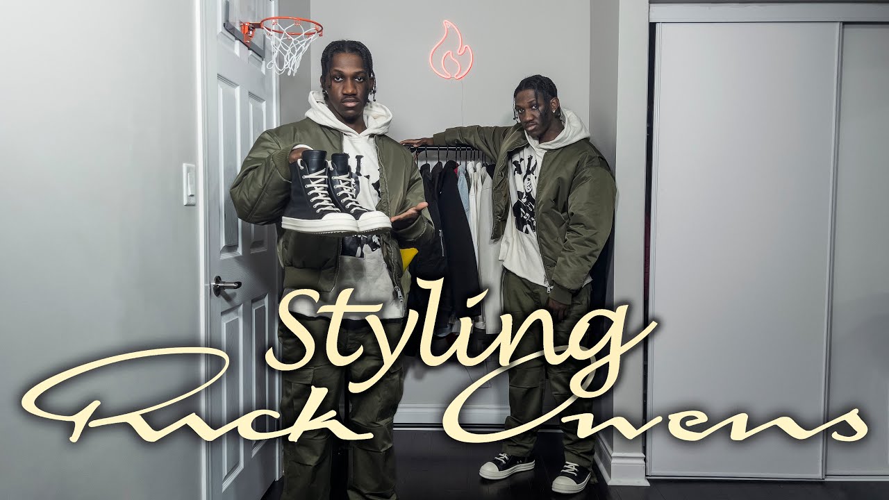 How To Style Rick Owens Ramones | 5 OUTFITS