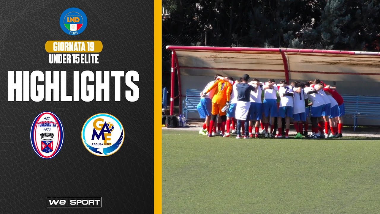 Torregrotta vs Game Sport Ragusa (Under 15 Elite - Giornata 19 - Girone B)