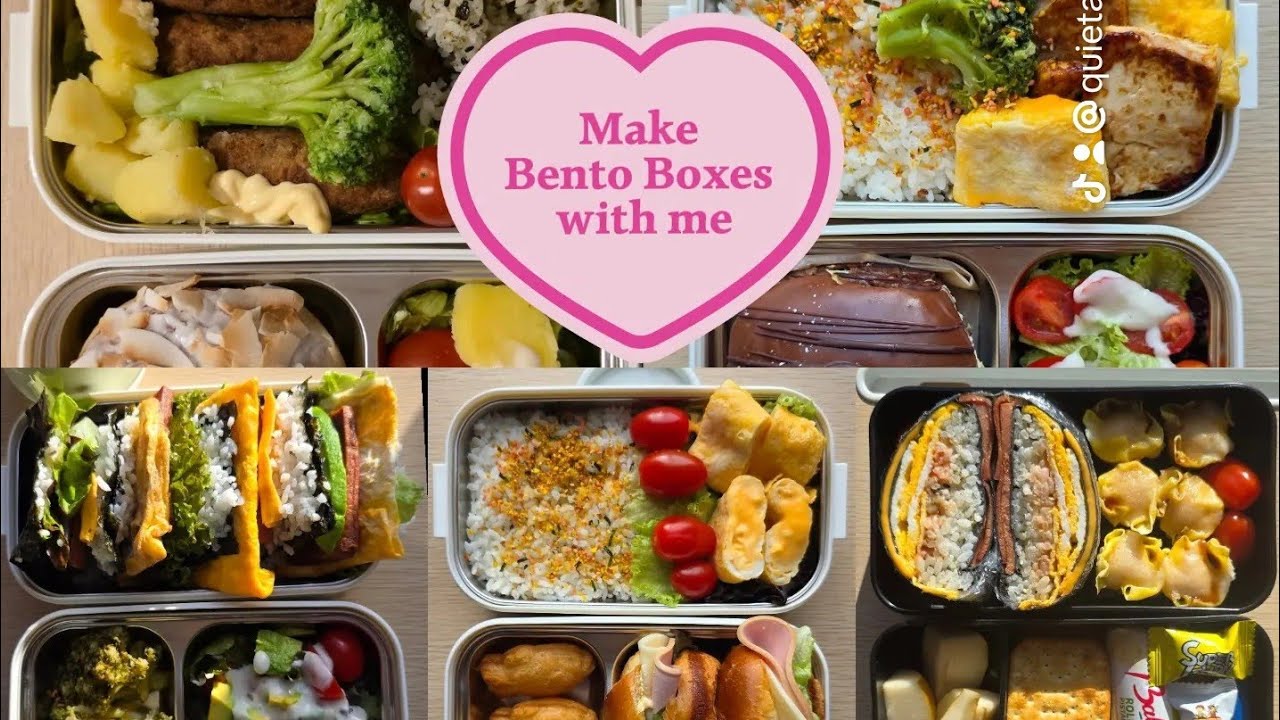 Make Bento with me 5-10 🍱🥰  #asmr  #food #viral #cooking #creativecontentcreator 