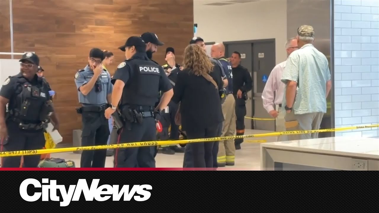 Man found dead with gunshot wound in Scarborough Town Centre washroom, death deemed suspicious