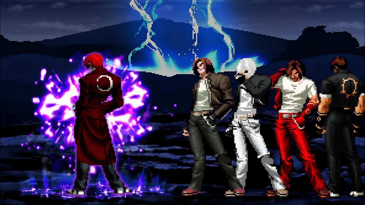 [KOF Mugen] Original Iori Yagami XIV vs. Super Kyo Team