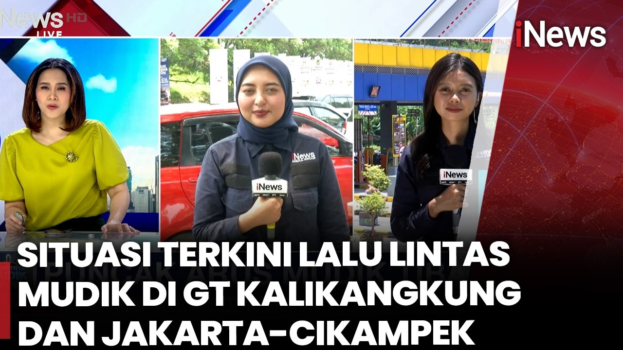 Situasi Terkini Lalu Lintas Mudik di GT Kalikangkung dan Jakarta-Cikampek | iNews Siang 19/3