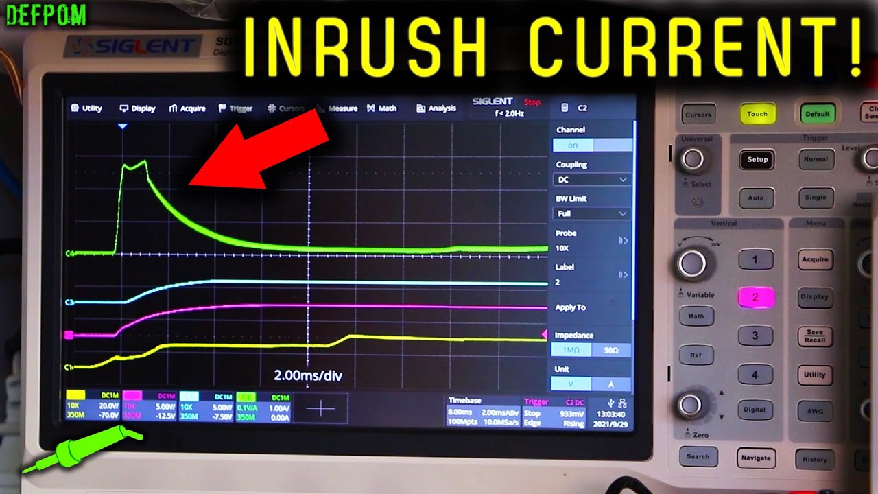 🔴 Why Too Much Capacitance Is BAD - Measuring Inrush Current - Improving Inrush Current - No.883