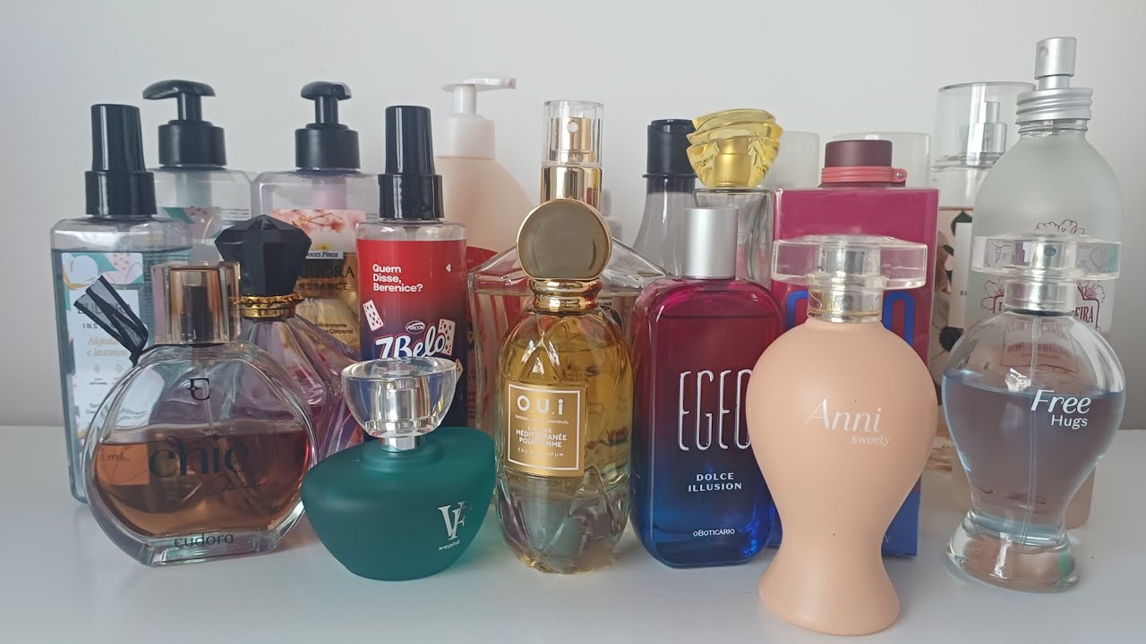 USADOS DA SEMANA PERFUMES HIDRATANTES 