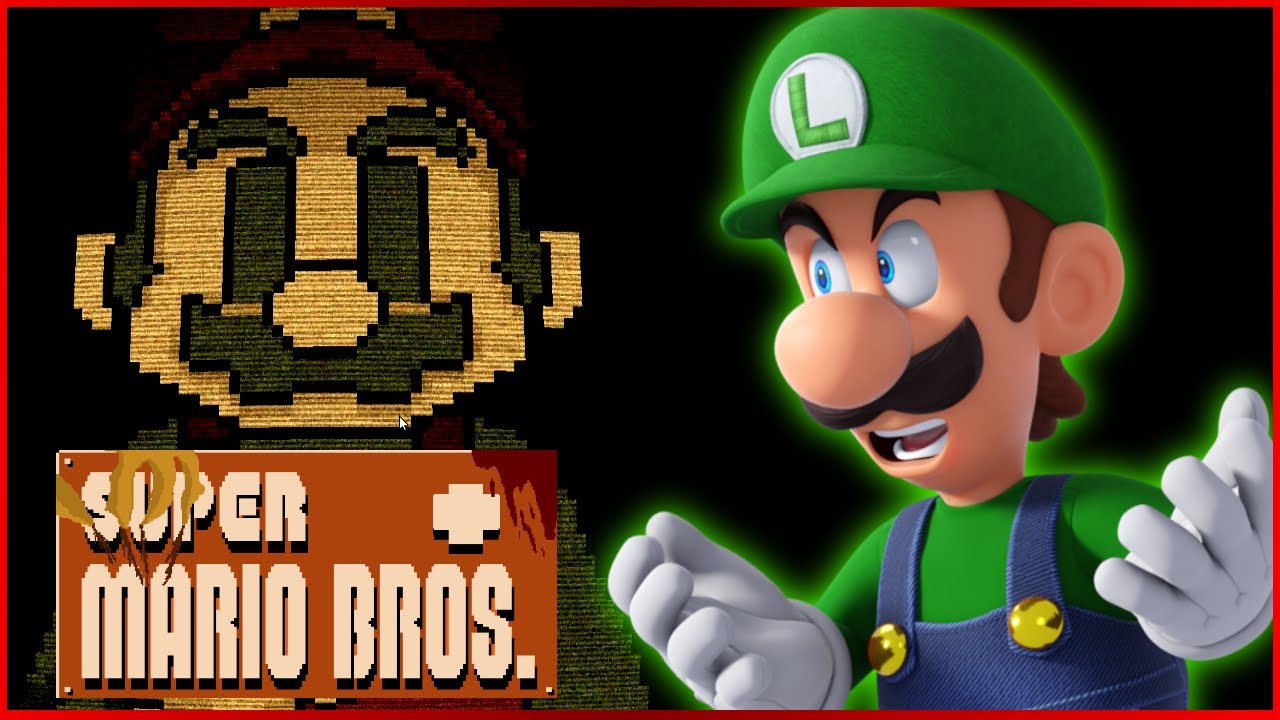 ANGRY THEN SCARED II Luigi plays Super Mario bros Plus