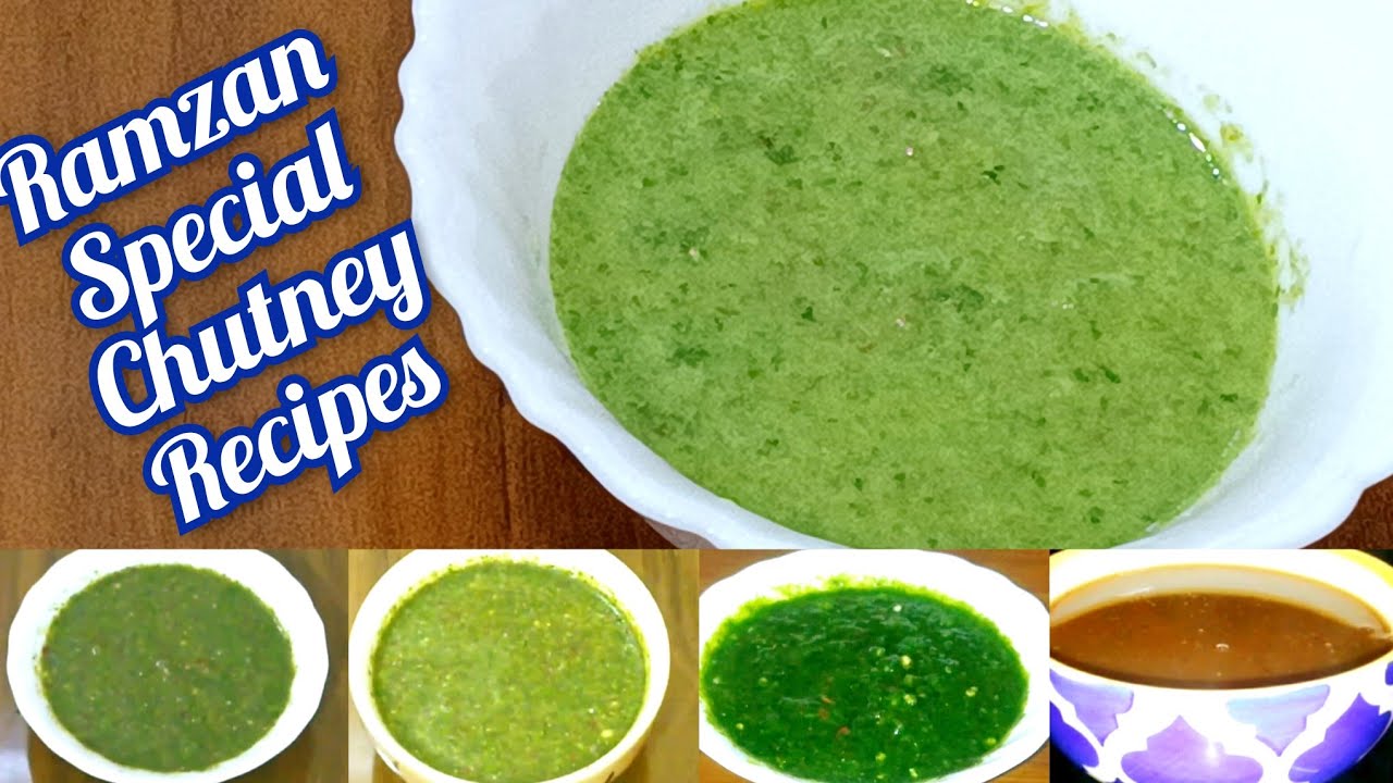 Iftar ke Liye Banaye 5 Types ki Chutney 🌙 Ramzan Special