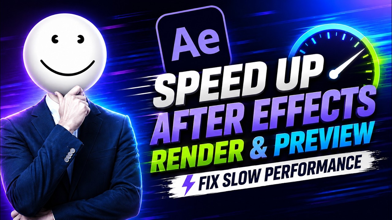 Speed Up After Effects Render & Preview ⚡ Fix Slow Performance (2026)