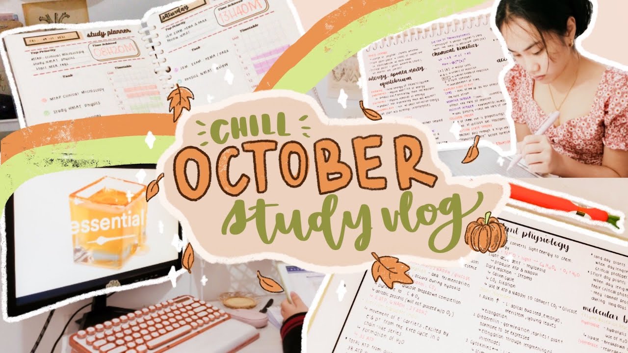October study vlog 📚 studying for nmat + school exams | UST medtech