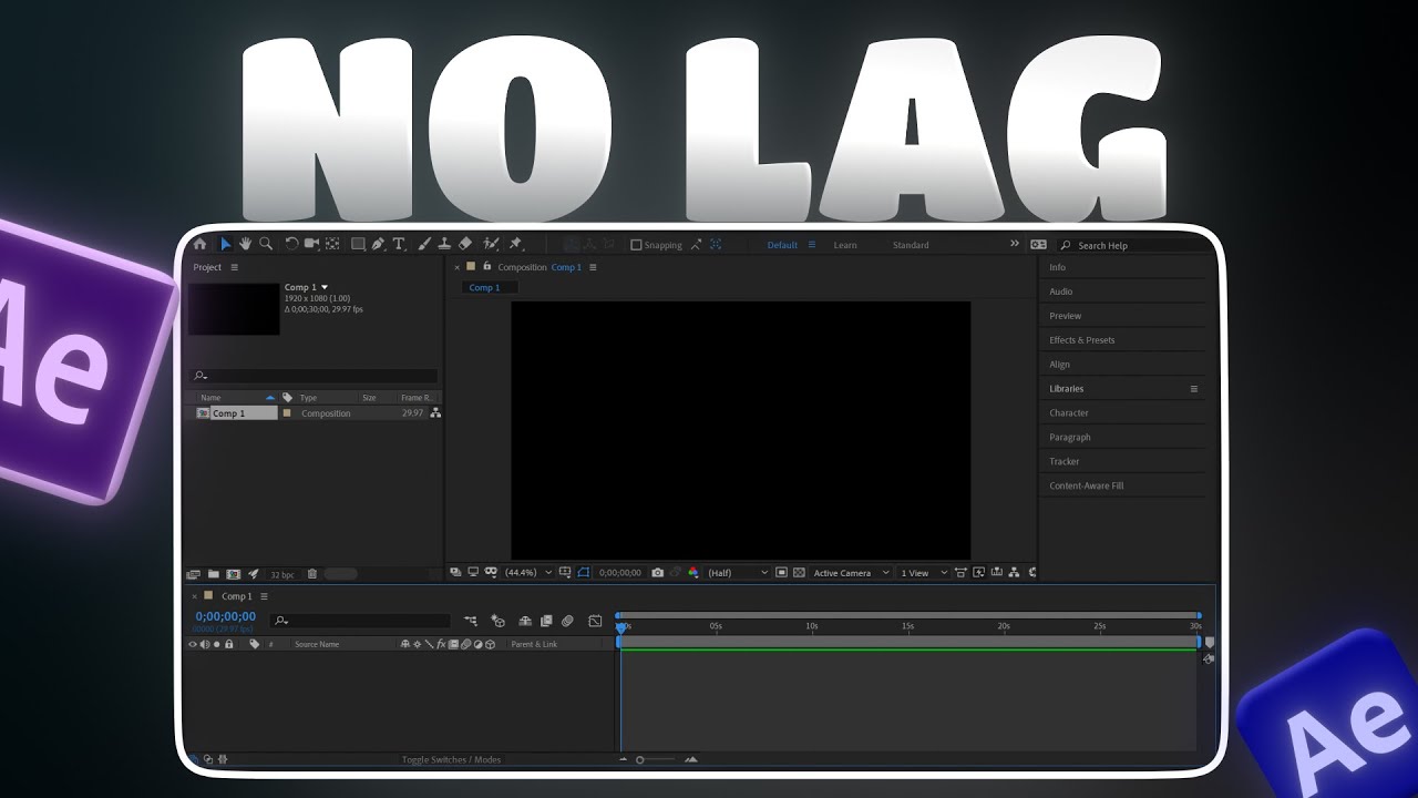 After Effects Lag Fix for Low-End PC | Ultimate Optimization Guide