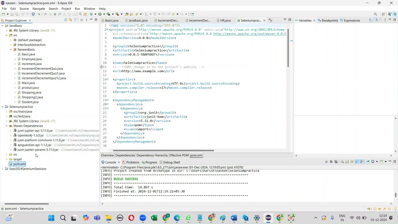 How to create Maven project in Eclipse | How to Create a Maven Project |Java Maven Project Eclipse