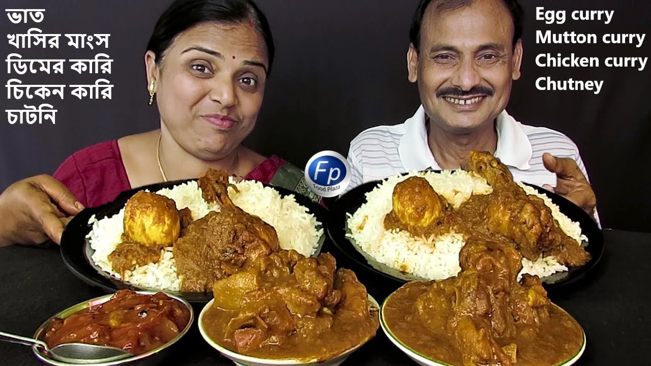 SPICY FOOD TASTE ON EATING SHOW | RICE – MUTTON CURRY – CHICKEN GRAVY – EGG KARI | NON VEG LUNCH
