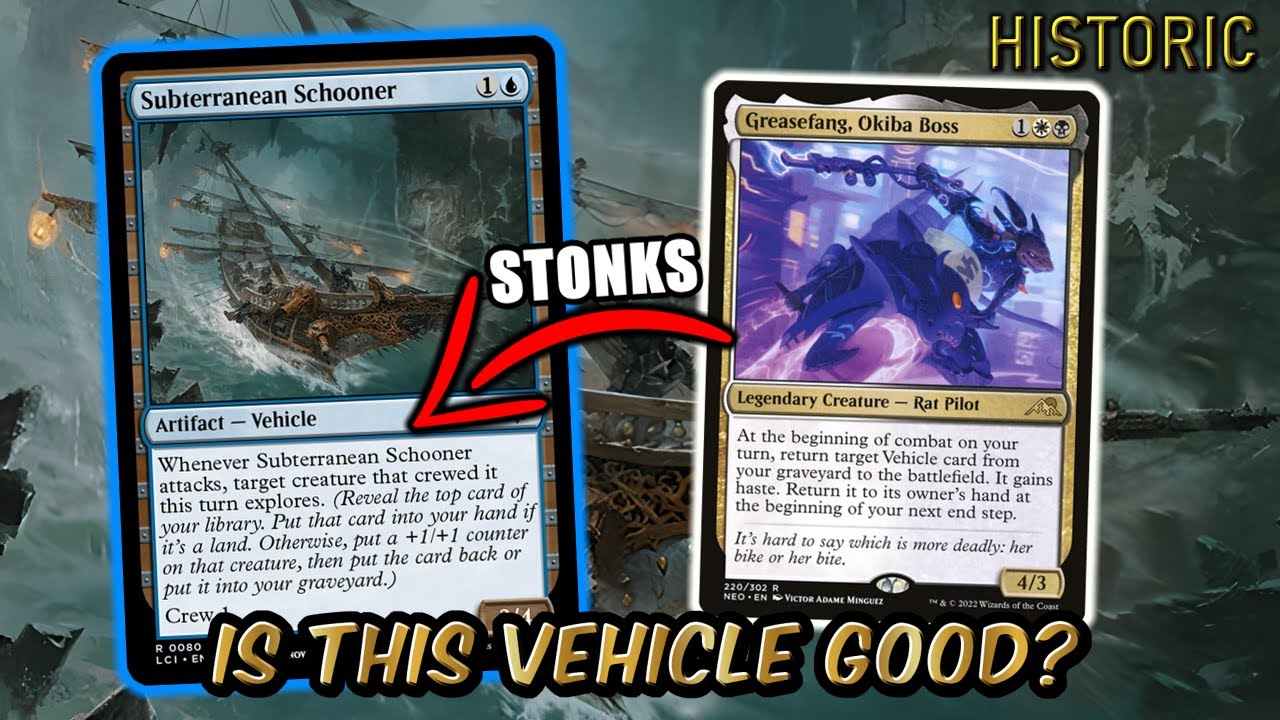 Schooner Greasing! New Promising Card In Esper Greasefang? | Historic BO3 Ranked | MTG Arena