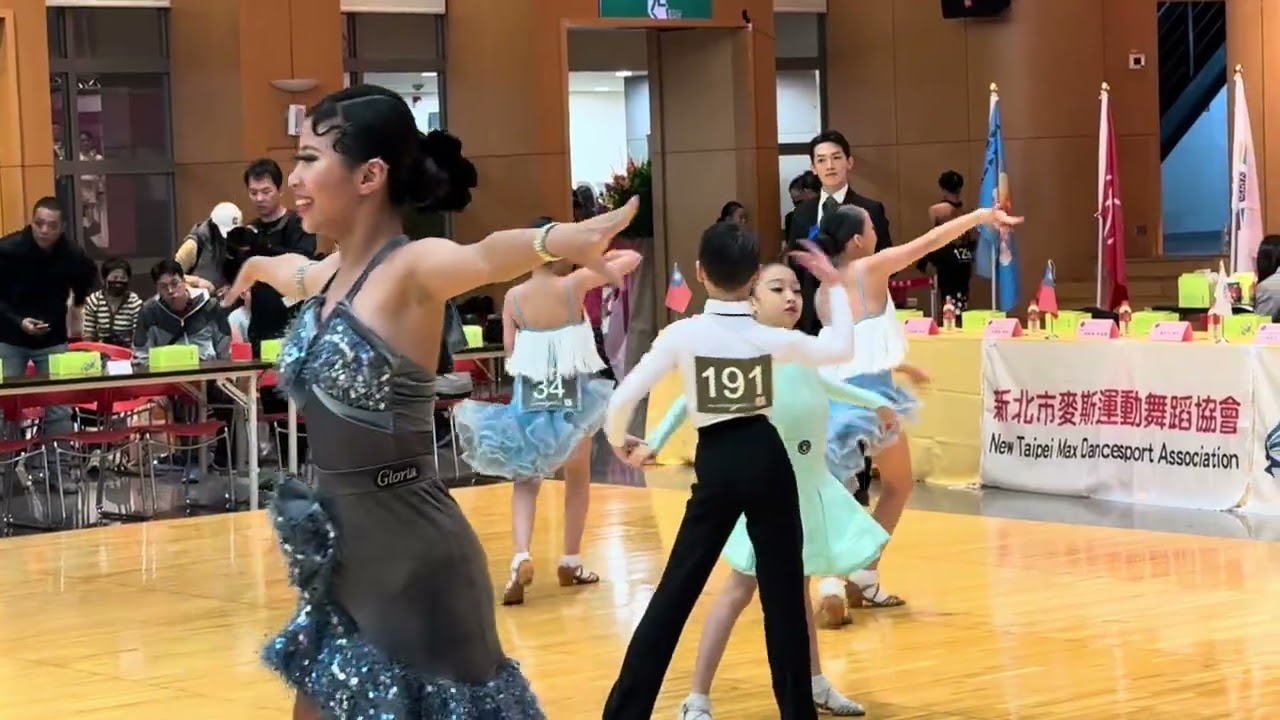 CRJ同步20251221 第一屆女傑盃 #34 18BB. U12雙人同步舞三項 拉丁舞 第二名