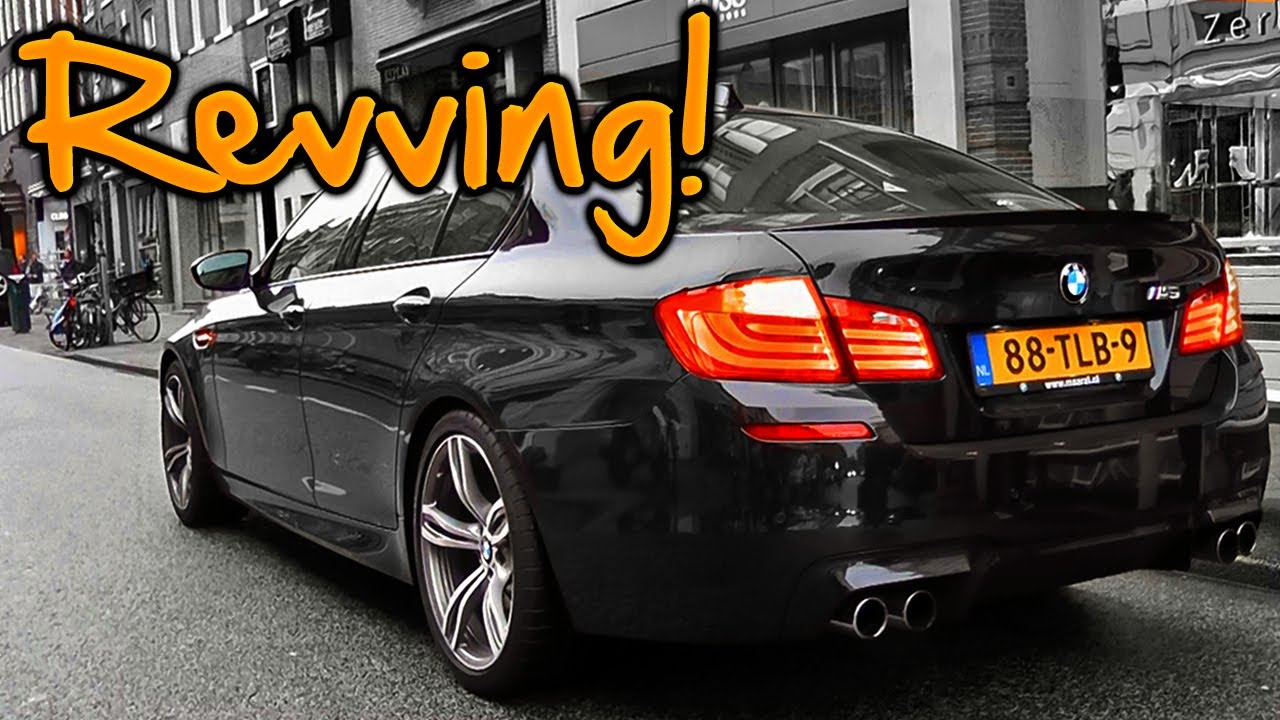 BMW M5 F10 (2012) - Loud Revving & Sounds!