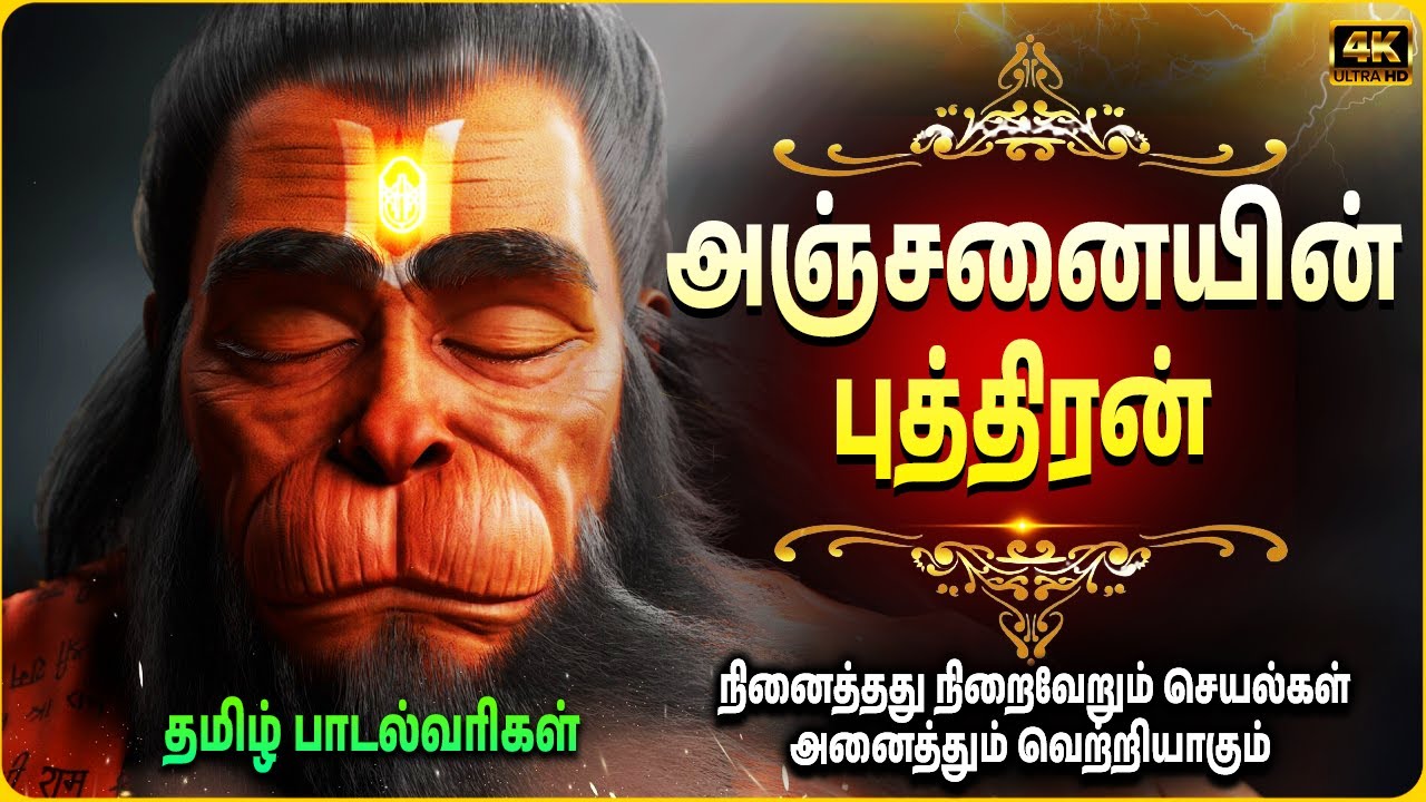 அனுமன் சாலிசா | Powerful Hanuman Tamil Devotional Songs | Anjaneyar Bakthi Padalgal  Hanuman Chalisa