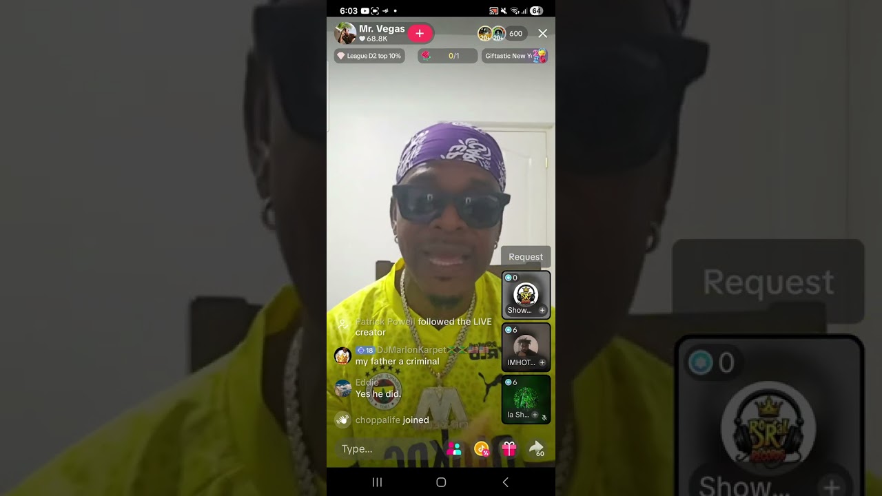 Vegas and fan heated disagreement about Bounty Killer
